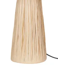Tischlampe WELMEL Geflecht Naturfarben_899989
