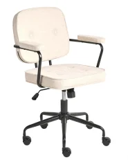 Schreibtischstuhl PAWNEE Stoff Hellbeige_1057385