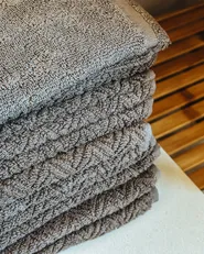 Handtücher 9er Set MITIARO Baumwollfrottee Grau_961273