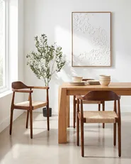 Lot de 2 chaises de salle à manger OAKDALE Bois Marron foncé/beige_985729
