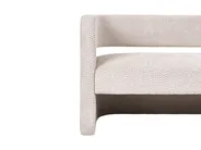 Sofa 2-Sitzer VIDSEL Chenillegewebe Beige_1072850