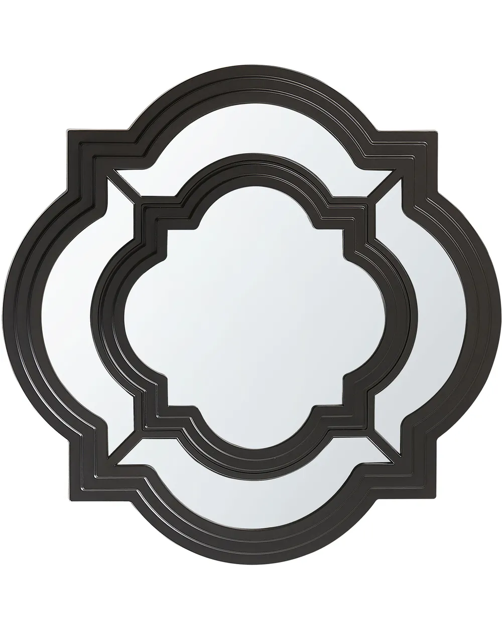 Wall Mirror COBETA 51 cm 51 cm Black