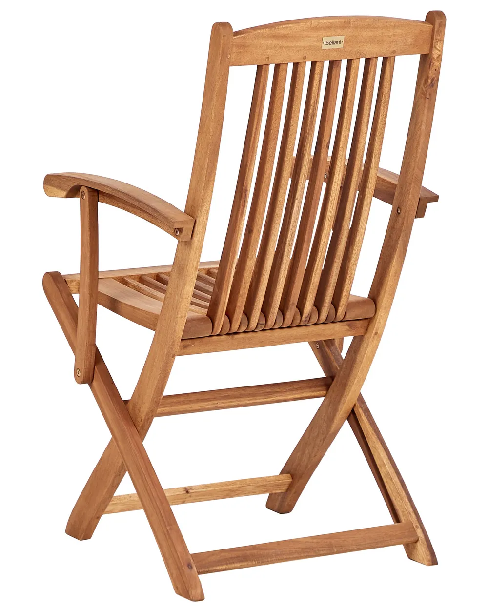 Set mit 2 Stühlen und Sitzkissen MAUI PREMIUM Akazienholz Rot_990928