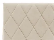 Postelja s prostorom za shranjevanje ROCHEFORT Žamet Bež 160 x 200 cm_857295