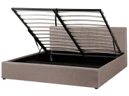 Bett mit Stauraum MONTLAUR Bouclé Taupe 180 x 200 cm_1141514