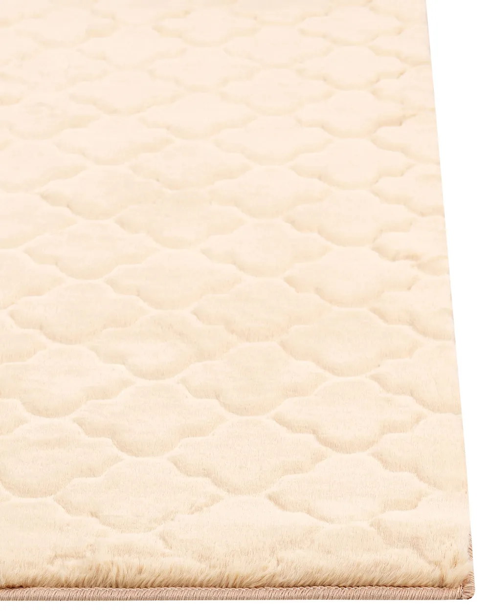 Faux Fur Rug GHARO Beige 80 x 150 cm_866667