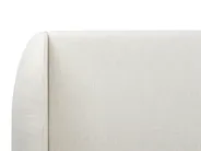 Bett mit Stauraum MONESTIER Stoff Cremeweiß 160 x 200 cm_972327
