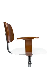Desk Chair GUNNISON Faux Leather White_1131707