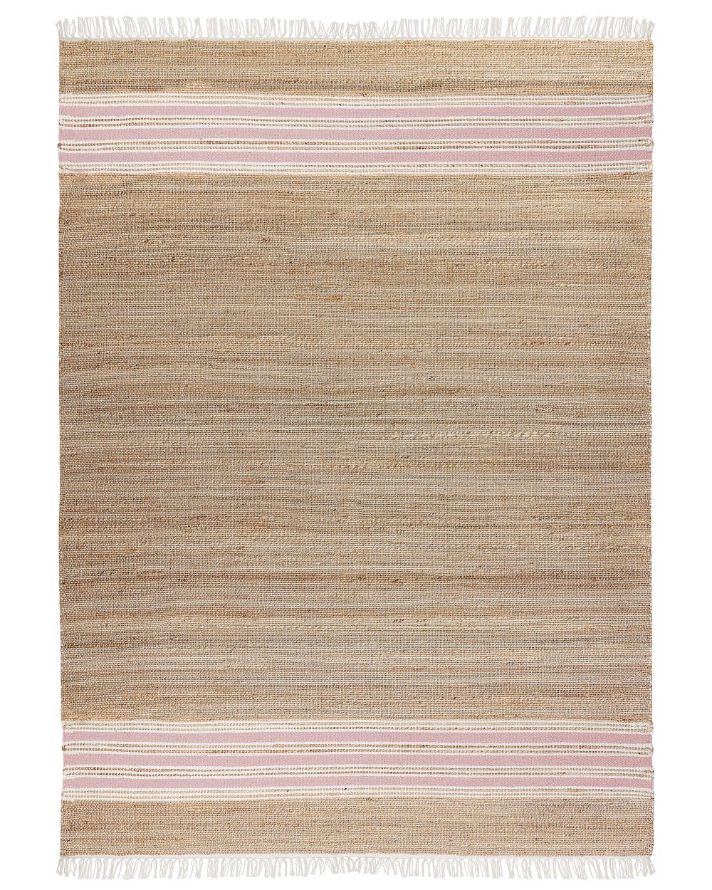 Rug MIRZA Pastel Pink 160 x 230 cm Jute