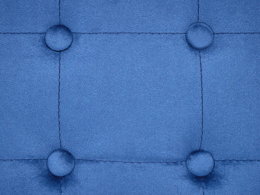 Pouf WISCONSIN Samtstoff Blau_926902