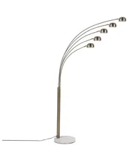 Stehlampe FLINDERS verstellbar Metall Gold_876912