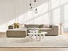 Modul Ecksofa 4-Sitzer ARDAL Cord Hellbraun rechtsseitig