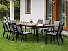 Ausziehbarer Gartentisch TOFANE 198/248 cm 90 cm Braun