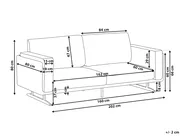 Sofa 3-Sitzer IDRE Weiß_971833