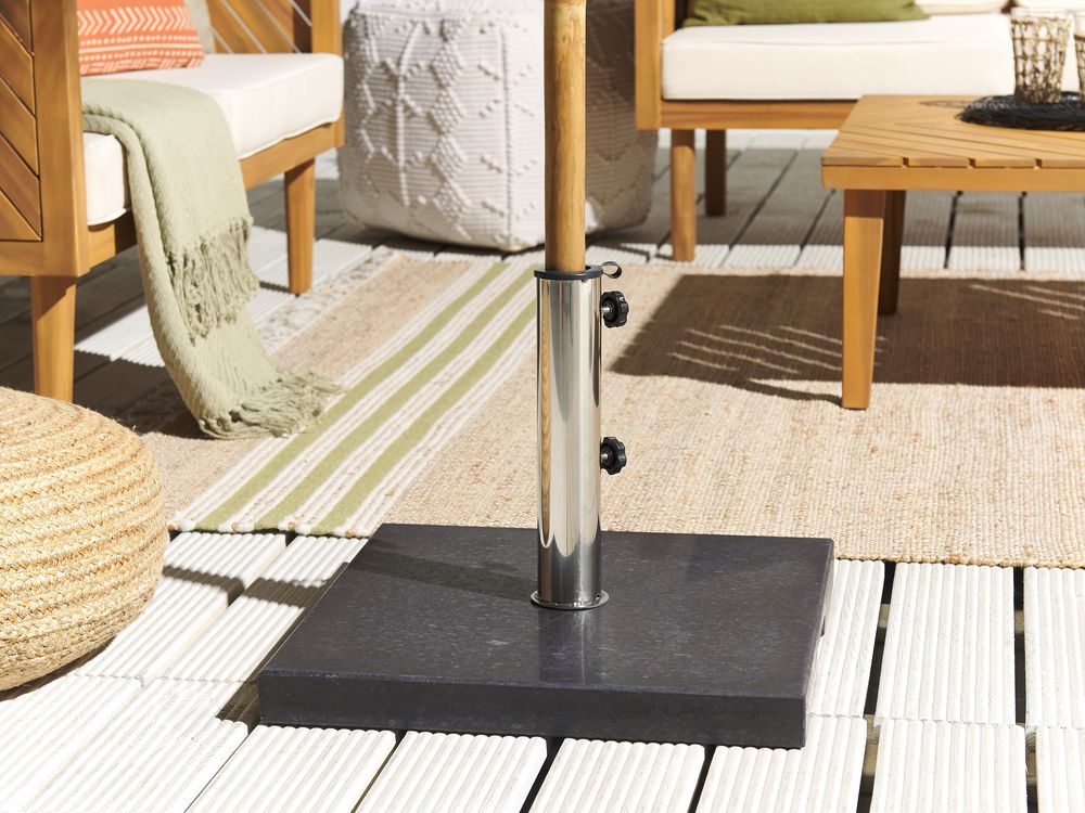 Stalak za suncobrane CEGGIA Kvadrat Crni 25 kg