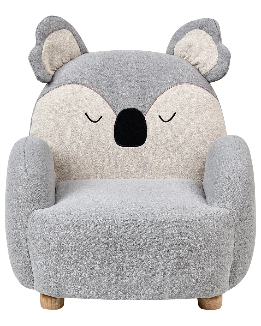 Kindersessel Koala HERVIK Stoff Grau_975719