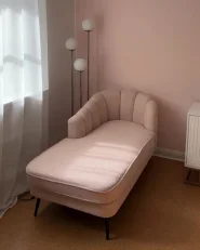 Right-Hand Chaise Longue ALLIER Boucle Light Beige_990312