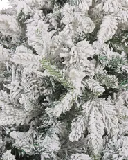 Künstlicher Weihnachtsbaum mit Schnee TOMICHI 120 cm Weiß_813104