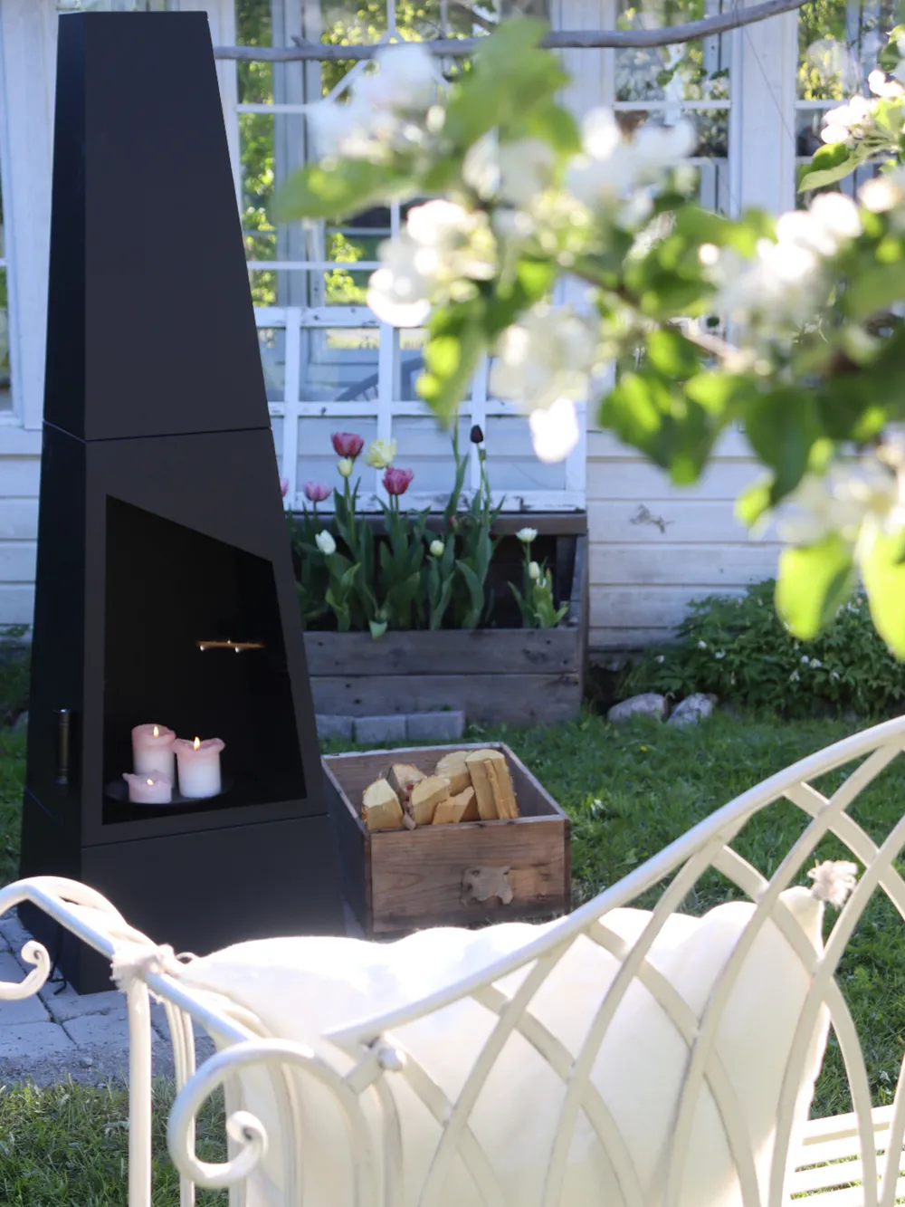 Grill Fire Pit YATE Metal Black_827134