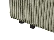 Corner Sofa Bed 3 Seater ABACKA with Storage Corduroy Green Left Hand_959947