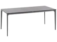 Gartentisch SOVARETO 180 cm 90 cm Steinoptik Dunkelgrau_1008431
