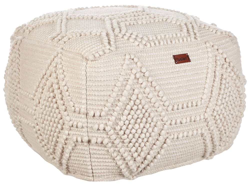 Poef CHOIM Wol Beige
