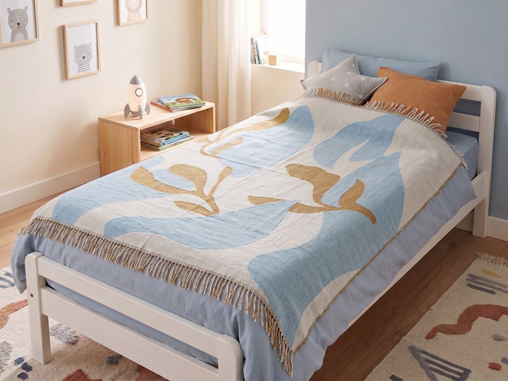 Blanket HAKUI 130 x 170 cm Blue