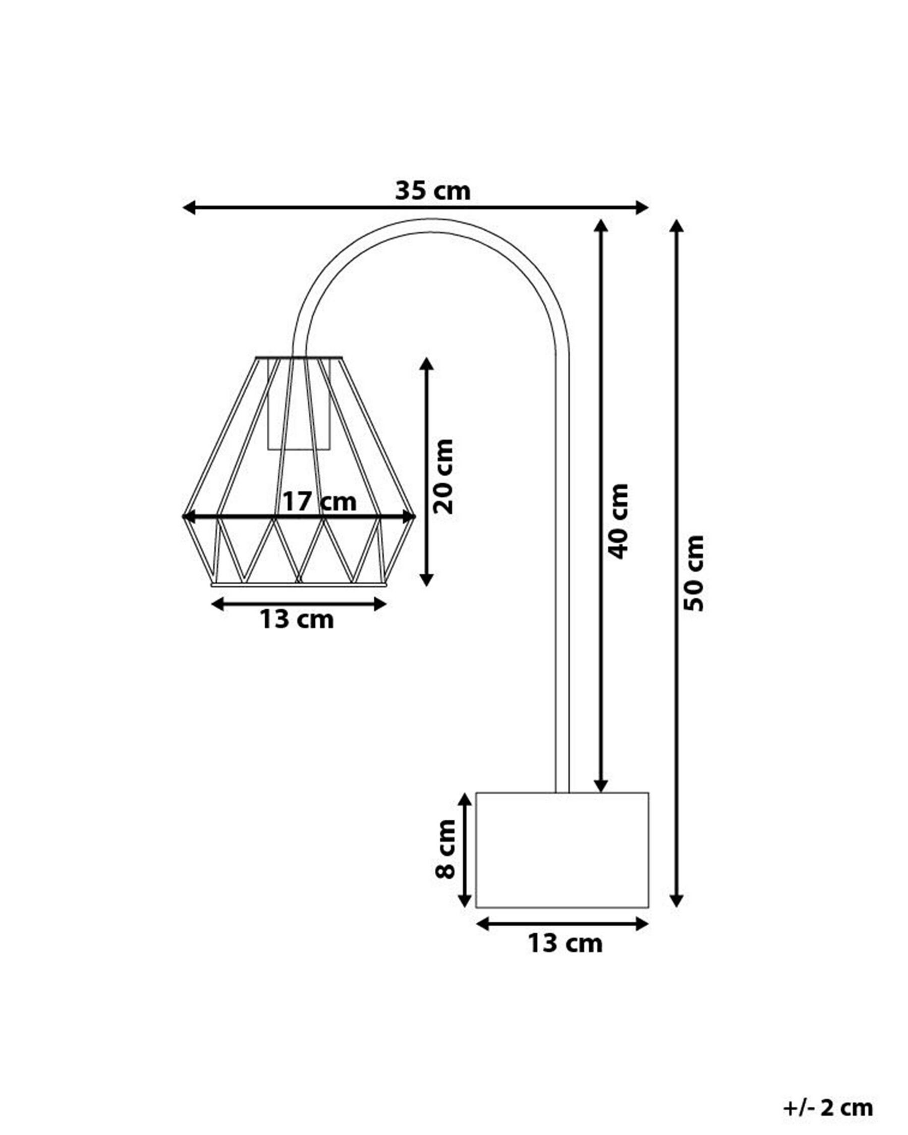 Tischlampe MOONI Metall Messing_695699