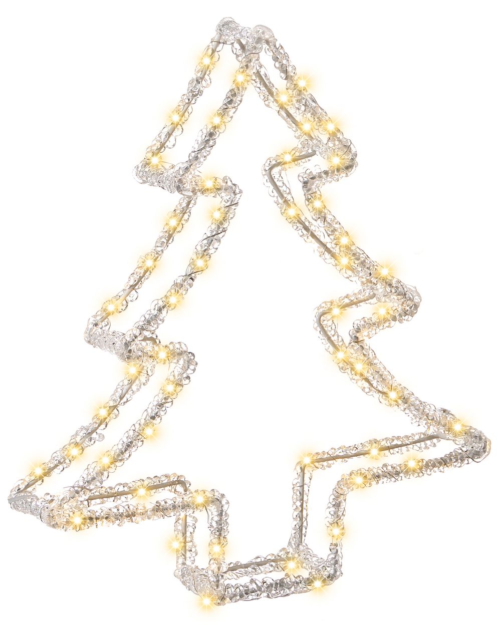 Outdoor Decoration LED OLBOAN 34 cm Christmas Tree White