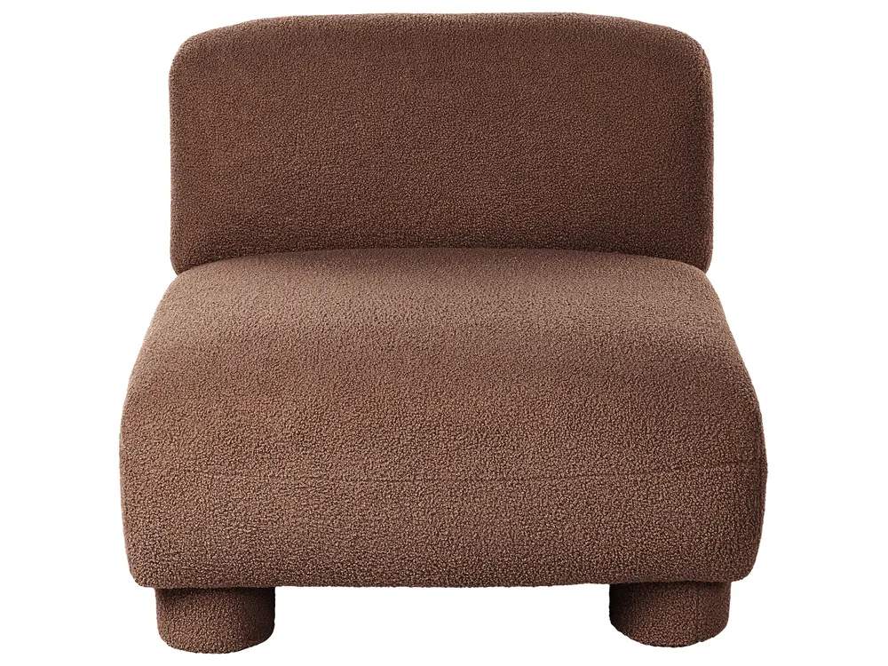 Modulsofa Set 4-Sitzer MJALBI Bouclé Braun_1075388
