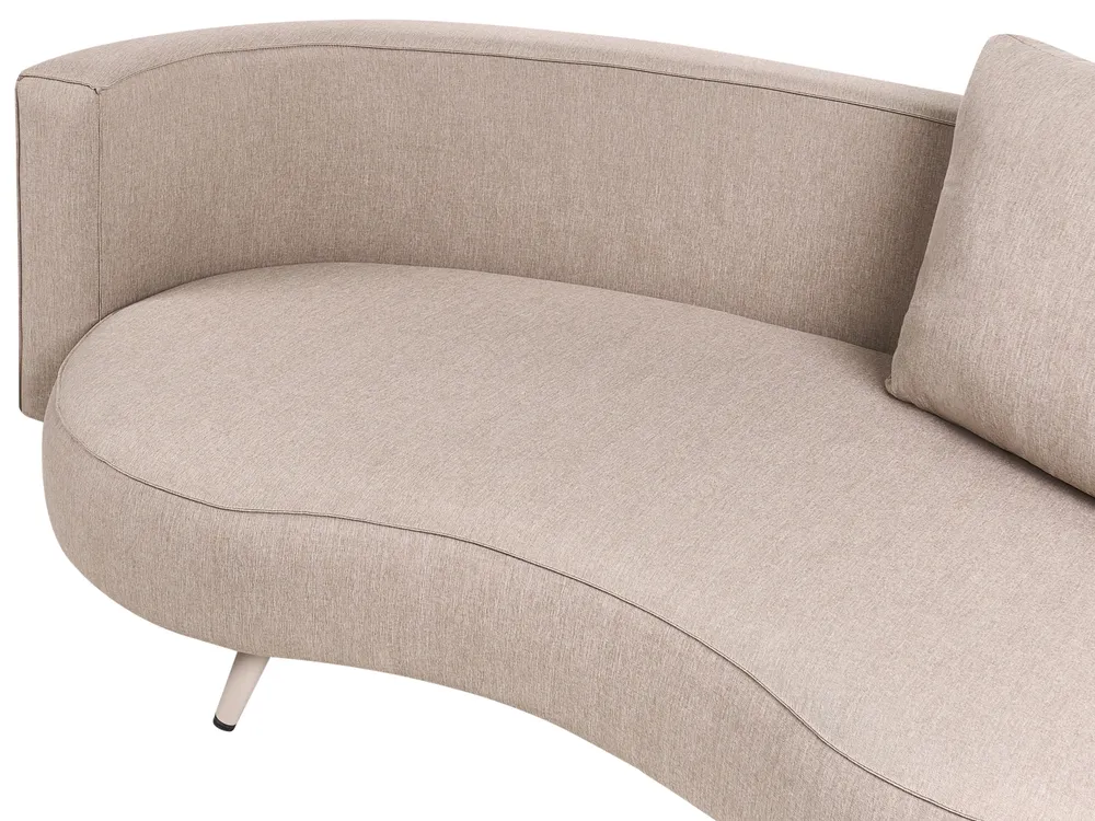 Gartensofa 3-Sitzer PARORI Beige linksseitig_1015547