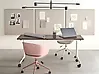 Foldable Office Desk CAVI 160 cm x 60 cm Dark Brown