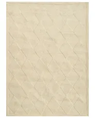 Rug LUNARA Light Beige 160 x 230 cm Wool_1131763