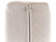 Garten Ecksofa mit Tisch 6-Sitzer RIMA III modular Metall Beige linksseitig_828903