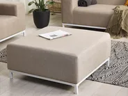 Ottomaan ROVIGO Stof Beige_786108