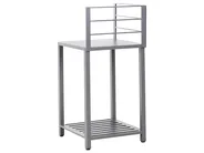 4 Piece Outdoor Kitchen Set with Sink VIGGIANO Grey Metal_981026