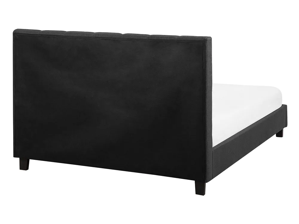 Vodna postelja LA ROCHELLE 140 x 200 cm Temno siva_844870