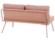 Garden Corner Sofa with Table 4 Seater CACCAMO Brown_1064250