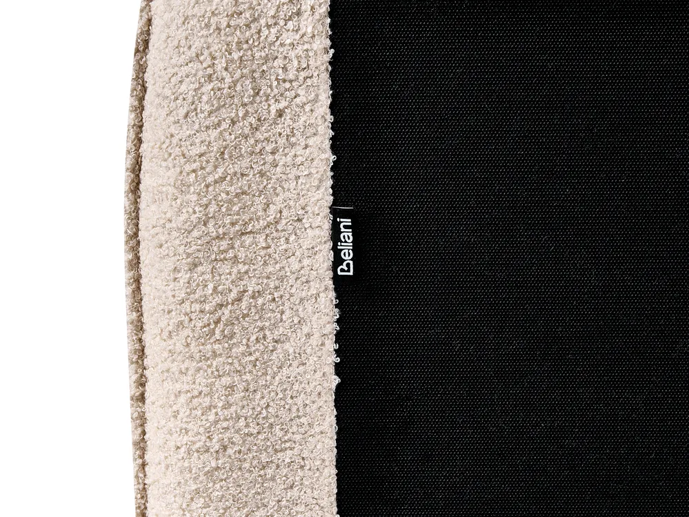 Wasserbett Bouclé LAVAUR 160 x 200 cm Beige_985898