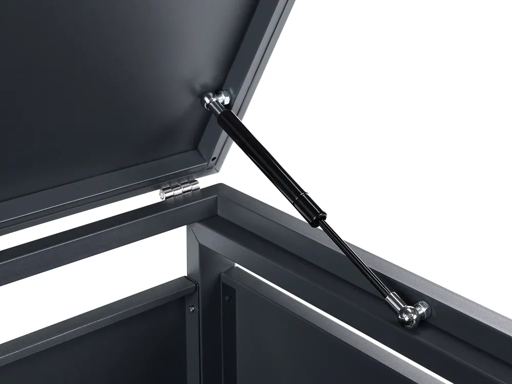 Mülltonnenbox 240 L PIACENZA Metall Dunkelgrau_1073499