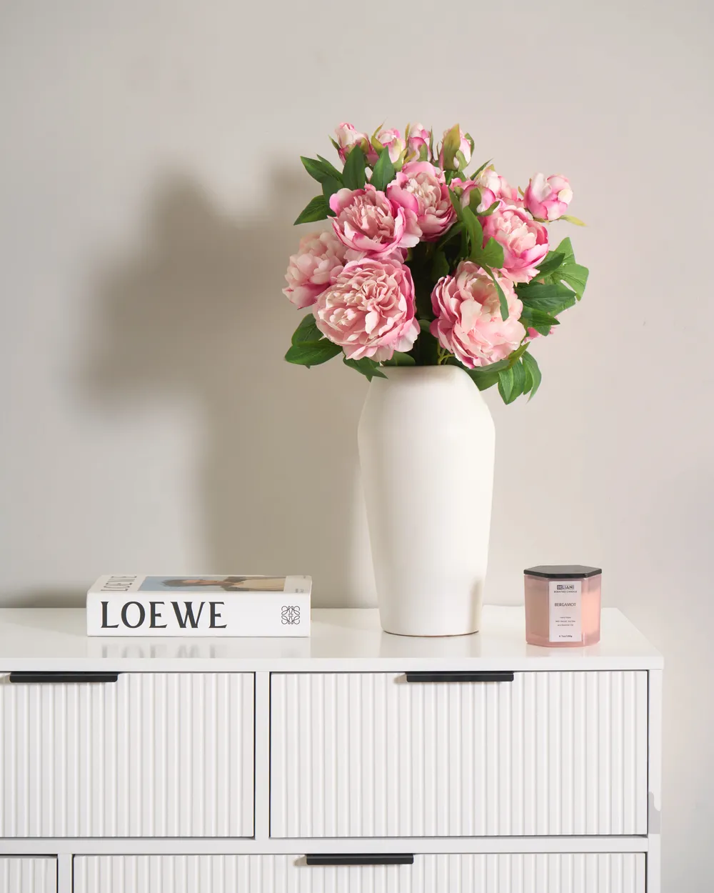 Künstlicher Blumenstrauß COLARES 62 cm Rosa