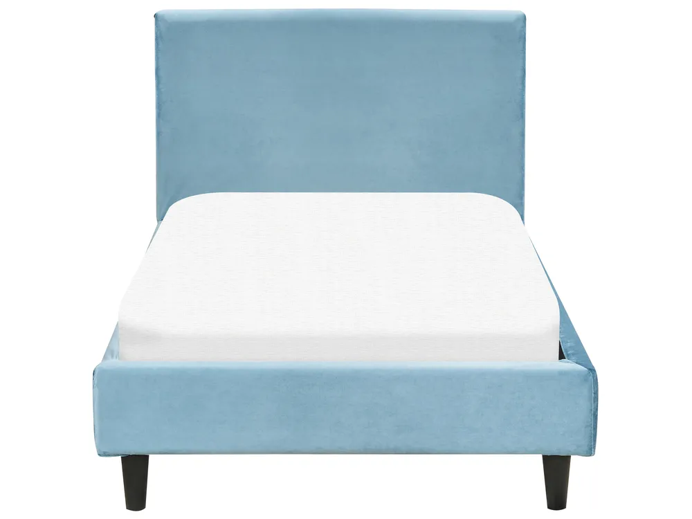 Bed Frame Cover Velvet FITOU 90 x 200 cm Light Blue_875358