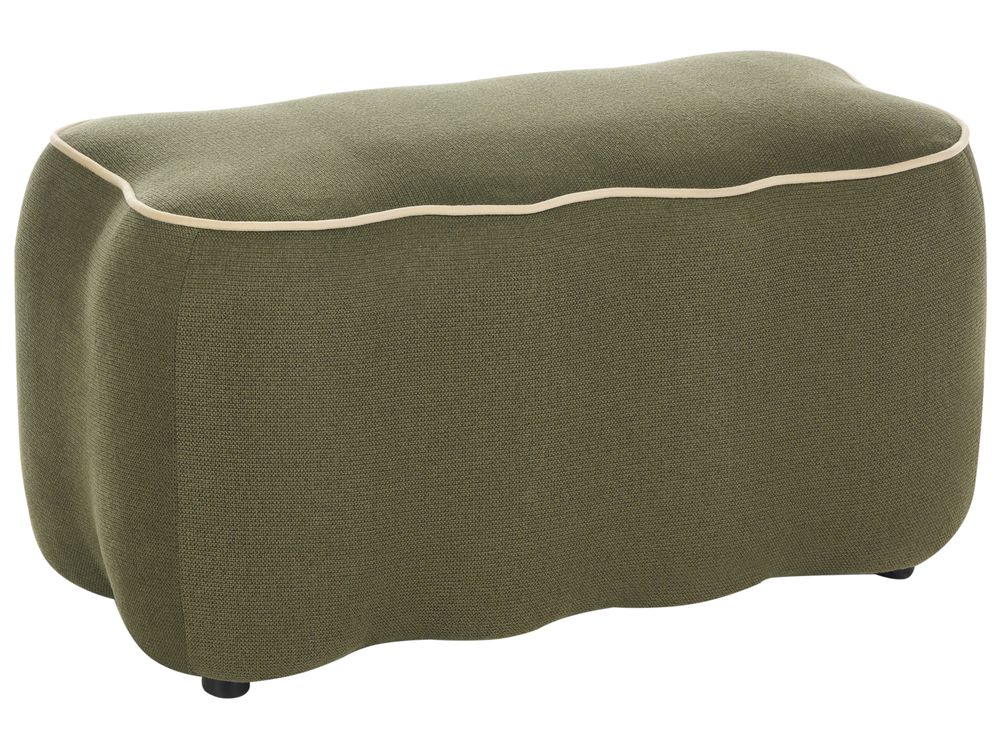 Upholstered Bench JUNO Fabric Green