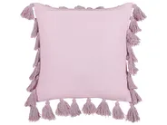 Set of 2 Decorative Cushions LYNCHIS Cotton 45 x 45 cm Pink_838720