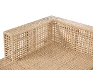 Lounge Set mit Tisch 4-Sitzer CALASETTA Polyrattan Beige rechtsseitig_999247