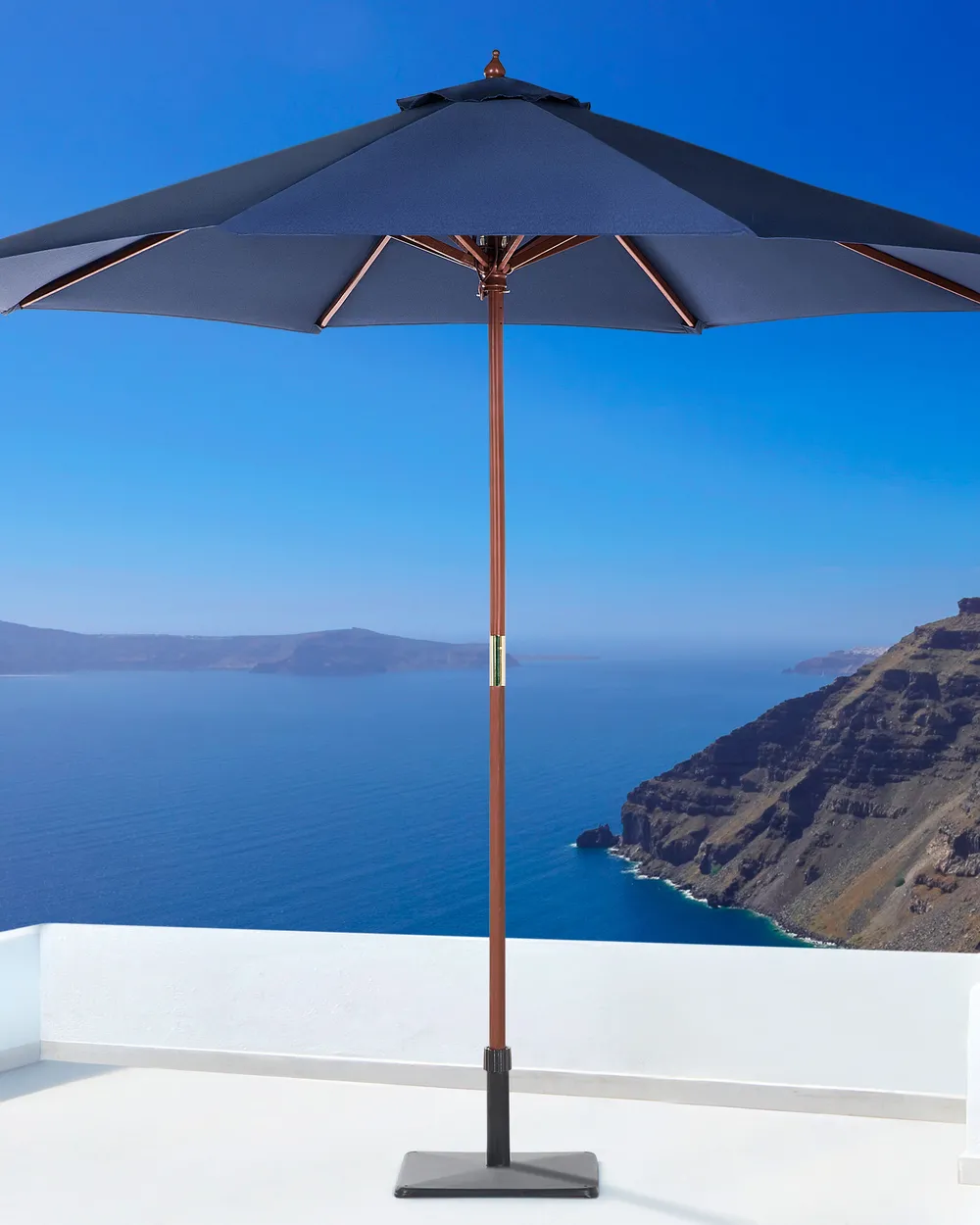 Marktschirm 270 cm TOSCANA Marineblau_873849