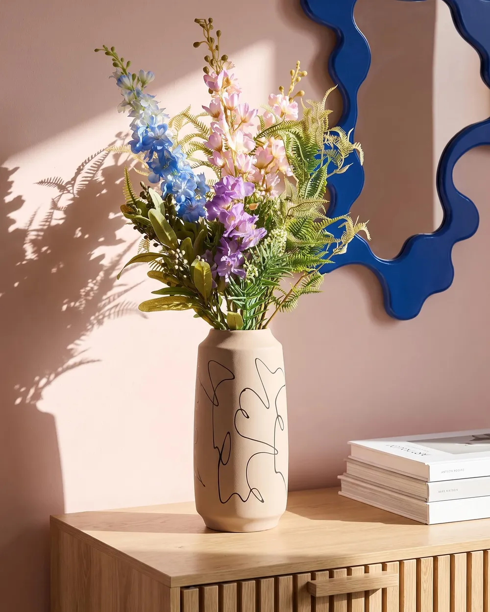 Künstlicher Blumenstrauß ACHETE 80 cm Bunt