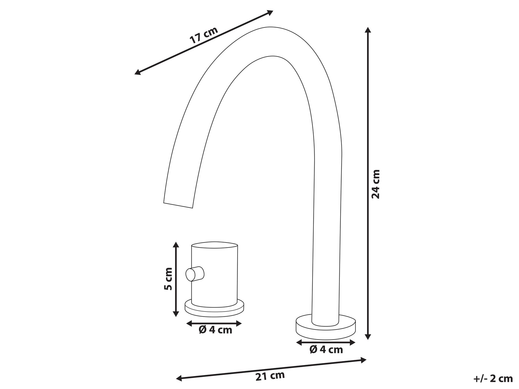 Basin Mixer Tap COLICO Brass Gold_998790