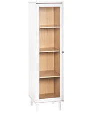 Vitrine mit Glastüren TINGLEDALE 40 cm Weiß_949908