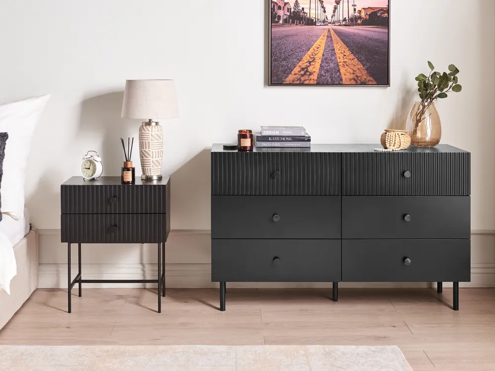 6 Drawer Chest COVENTRY Black_945987